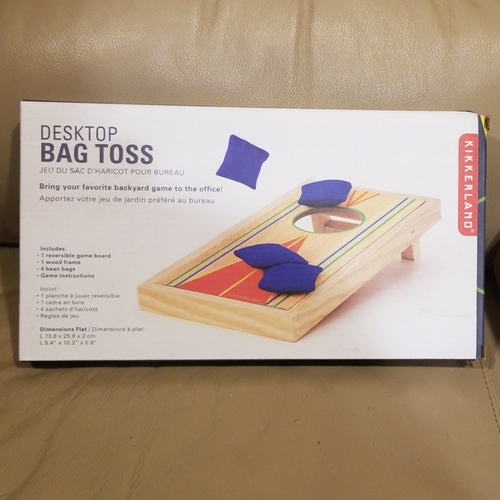 😊SUPER FUN KIKKERLAND Desktop Bag Toss!!!